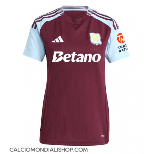 Maglie da calcio Aston Villa Prima Maglia Femminile 2024-25 Manica Corta